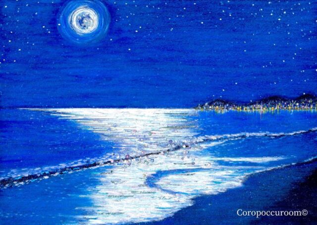 「Moon Roadー月夜の道しるべー」

満月ですね🌕

「お天道さまが見ている」
月を見上げている時もそんな気持ちに静かになるような気がします。

2月もおつかれさまでした🍀

#ムーンロード #貼り絵 #水彩 #顔彩 #色鉛筆