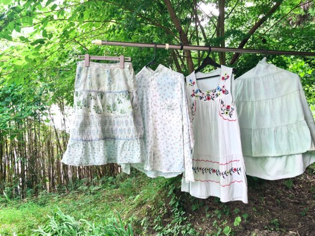 この時期だけのお楽しみ。

藍がわしゃわしゃと育ったので、生葉染めをしてみました🌿

淡くいい感じに染まったのに、写真だと全然伝わらない…。
ただの洗濯の写真ですね𓂃 𓈒𓏸 𓐍

#藍
#生葉染め